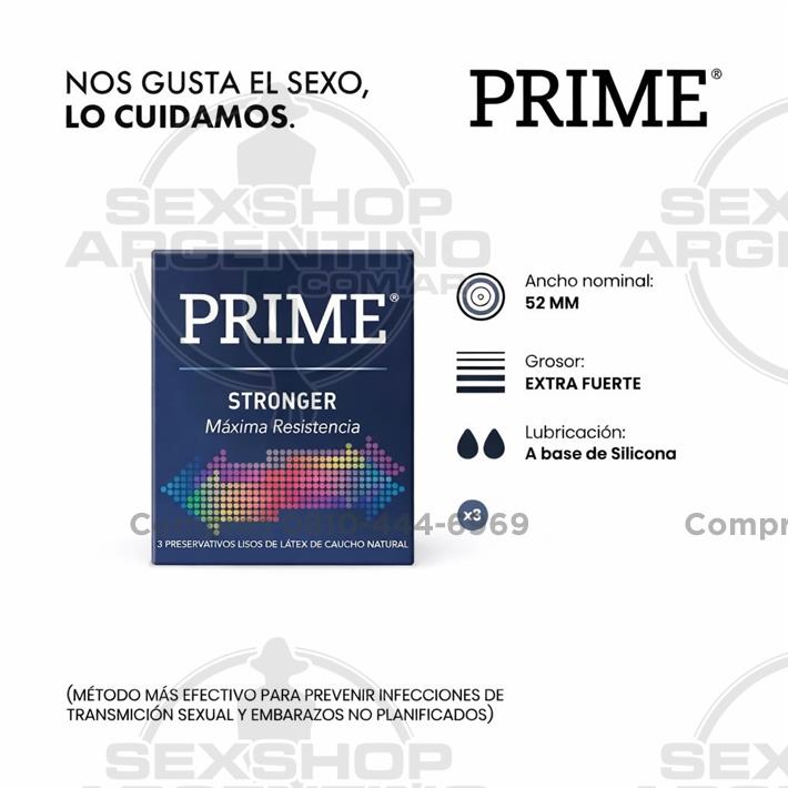 Preservativos Prime Stronger